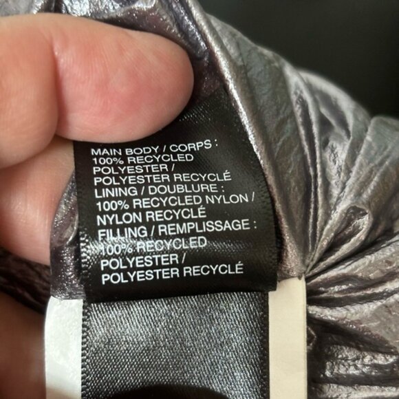 Zella Women's Brown Belted Hooded Puffer Vest Size S Insulated Pockets Belt Tan - Picture 7 of 16